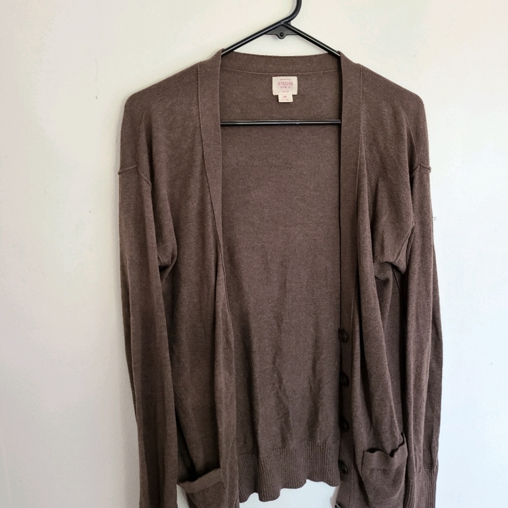 Cottagecore Brown Cardigan